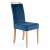 Обеденный стул Halmar CLARION 3 Синий V-PL-N-CLARION-DĄB MIODOWY-MONOLITH77