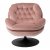 Крісло м'яке поворотне з підставкою Mebel Elit FIONA Рожевий ME.FIONA/R/V/FW фото - 2