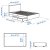 IKEA Кровать GLADSTAD 160x200 см Серый (ИКЕА ГЛАДСТАД) 29406797 фото - 10