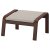 IKEA Підставка для ніг POANG Світло-бежевий (ИКЕА ПОАНГ) 09244683