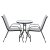 Комплект садовых стульев Garden Line NEO9917 2 шт Серый - 4 Комплект садовых стульев Garden Line NEO9917 2 шт Серый NEO9917 фото - 4