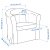 IKEA Крісло м'яке TULLSTA Бежевий (ИКЕА ТУЛЛСТА) 29272712 фото - 8