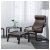 IKEA Крісло-качалка POANG Темно-коричневий (ИКЕА ПОАНГ) 59829125 фото - 6