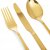 Набір столових приборів Homla Lugano Homla 24 шт. | Золотий - 7 Набір столових приборів Homla Lugano Homla 24 шт. | Золотий 215816 фото - 7