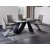 Раскладной обеденный стол Signal DIUNA Ceramic Marmur Черный DIUNACC160 фото - 10