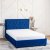 Ліжко Mebel Elit CROS Welur 160x200 см Синій ME.CROS/160/GR/V/LOZZPOJ фото - 10