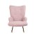 Кресло-качалка мягкое Homla MOSS TEDDY BOUCLE Розовый 218187 фото - 2