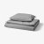 IKEA Комплект постільної білизни ANGSLILJA 150х200 см Сірий (ИКЕА АНГЛИЛЬЯ) 70608882