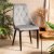 Обідній стілець Homla LOUIS QUILTER Welur Сірий 213963 фото - 6