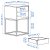IKEA Прикроватная тумба VIKHAMMER (ИКЕА VIKHAMMER) 00381764 фото - 12