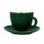 Чашка с блюдцем Homla ELLIE 230 мл | Зеленый 164308 фото - 4