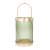 Фонарь Homla TELDO 12x26,2 см | Зеленый / Золотой 209834