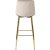 Барный стул Mebel Elit ARIEL Welur Бежевый - 4 Барный стул Mebel Elit ARIEL Welur Бежевый ME.ARIEL/EC/ZL/V/H фото - 4