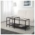 IKEA Комплект журнальных столов VITTSJO 2 шт Черный (ИКЕА ВИТШО) 80215332 фото - 2