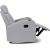 Кресло мягкое раскладное с реклайнером Mebel Elit ALAN Серый ME.ALAN2/P/T/FW фото - 5