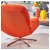 IKEA Крісло м'яке поворотне DYVLINGE Помаранчевий (ИКЕА ДИВЛИНГЕ) 00581918 фото - 22