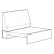 IKEA Каркас дивана VIMLE (ИКЕА ВИМЛЕ) 60488639