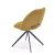Обідній стілець поворотний Halmar K546 Гірчичний V-CH-K/546-KR-MUSZTARDOWY фото - 3