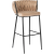 Барний стілець Mebel Elit FLORES Welur Бежевий ME.FLORES/BZ/CZ/V/H