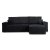Розкладний диван Mebel Elit ALEX Чорний - 2 Розкладний диван Mebel Elit ALEX Чорний MGK.FILO/LINCOLN100/NAR фото - 2