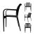 Садовый стул Kontrast KP104-KD Черный Meb000048 фото - 3