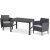 Комплект садовой мебели Keter SALEMO DUO/LYON Графит 004119