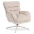 Кресло мягкое поворотное с подставкой Mebel Elit PASADENA Кремовый ME.PASADENA/KR/KR/T/FW фото - 2