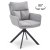 Обідній стілець поворотний Mebel Elit PAUL Сірий ME.PAUL/P/CZ/T/K