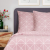 Комплект постельного белья Homla FELIX 200x220 см Розовый 213468 фото - 6