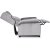 Кресло мягкое раскладное с реклайнером Mebel Elit SIMON Серый - 6 Кресло мягкое раскладное с реклайнером Mebel Elit SIMON Серый ME.SIMON/P/V/FW фото - 6