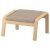 IKEA Кресло-качалка с подставкой POANG Бежевый (ИКЕА ПОАНГ) 39484271 фото - 7