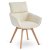 Обідній стілець поворотний Mebel Elit DIAS Boucle Кремовий ME.DIAS/KR/TB/K