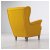 IKEA Крісло м'яке STRANDMON Жовтий (ИКЕА СТРАНДМОН) 90361894 фото - 6