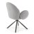 Обеденный стул поворотный Halmar K498 Пепельный V-CH-K/498-KR-POPIELATY фото - 2