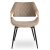 Обеденный стул Mebel Elit DAKOTA Welur Бежевый ME.DAKOTA/BZ/D/V/K фото - 2