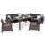Комплект садових меблів Keter CORFU FIESTA MAX Коричневий 22662