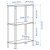 IKEA Стеллаж HYLLIS Серебристый (ИКЕА HYLLIS) 30428326 фото - 16