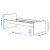 Каркас ліжка SLAKT 90x200 см Білий - 2 IKEA Каркас ліжка SLAKT 90x200 см Білий 00362746 фото - 2