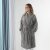 IKEA Халат ROCKAN L/XL 69x112 см Сірий (ИКЕА ROCKÅN) 50392029 фото - 7