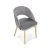 Обеденный стул Halmar Marino Monolith Светло-серый V-PL-N-MARINO-D.MIODOWY-MONOLITH85 фото - 6