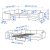IKEA VIMLE (ИКЕА ВИМЛЕ) 89537168 фото - 8