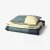 IKEA Комплект постільної білизни BRUNKRISSLA 150х200 см Зелений (ИКЕА БРУНКРИССЛ) 00554811