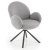 Обеденный стул поворотный Halmar K498 Пепельный V-CH-K/498-KR-POPIELATY фото - 3