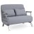 Розкладний диван Mebel Elit BART 2 Сірий ME.BART2/P/T/FW