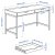 IKEA Письменный стол ALEX Бирюзовый (ИКЕА АЛЕКС) 80483805 фото - 9