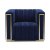 Кресло мягкое Signal Vogue Velvet 1 Синий VOGUE1VGR фото - 2