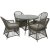 Комплект алюминиевой садовой мебели Garden Line ALF6792 Серый ALF6792
