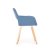 Обідній стілець Halmar K283 Синій V-CH-K/283-KR-NIEBIESKI фото - 8