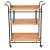 Кухонная тележка Duka Modern Scandi | Дерево / Черный 1219041 фото - 3