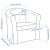 IKEA Крісло м'яке TULLSTA Бежевий (ИКЕА ТУЛЛСТА) 29272712 фото - 2